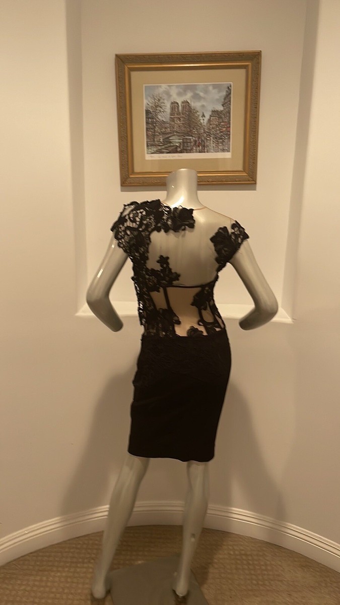 ERMANNO SCERVINO Black Lace Corset Dress Size IT 42 | eBay