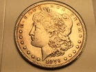 1879-O Morgan Dollar in almost uncirculated