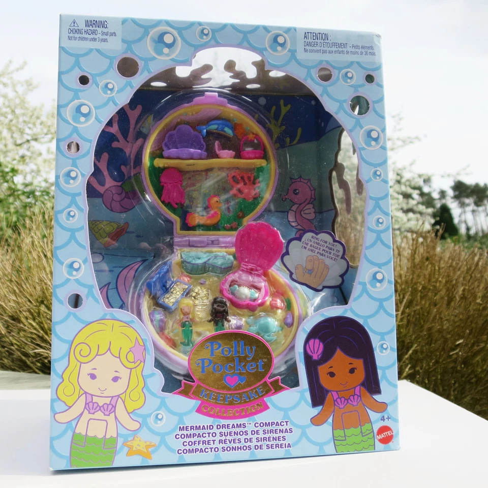 Mini Polly Pocket ARIEL Mermaid Keepsake Collection NEU 💯% Limitiert Mattel - Bild 1 von 4