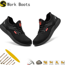 Sicherheitsschuhe Leicht Mit Herren&Damen Stahlkappe Arbeitsschuhe Sportliche DE