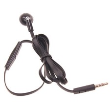 Wired Earphone Mono Headset Single Earbud 3.5mm Headphone Flat for Tablets