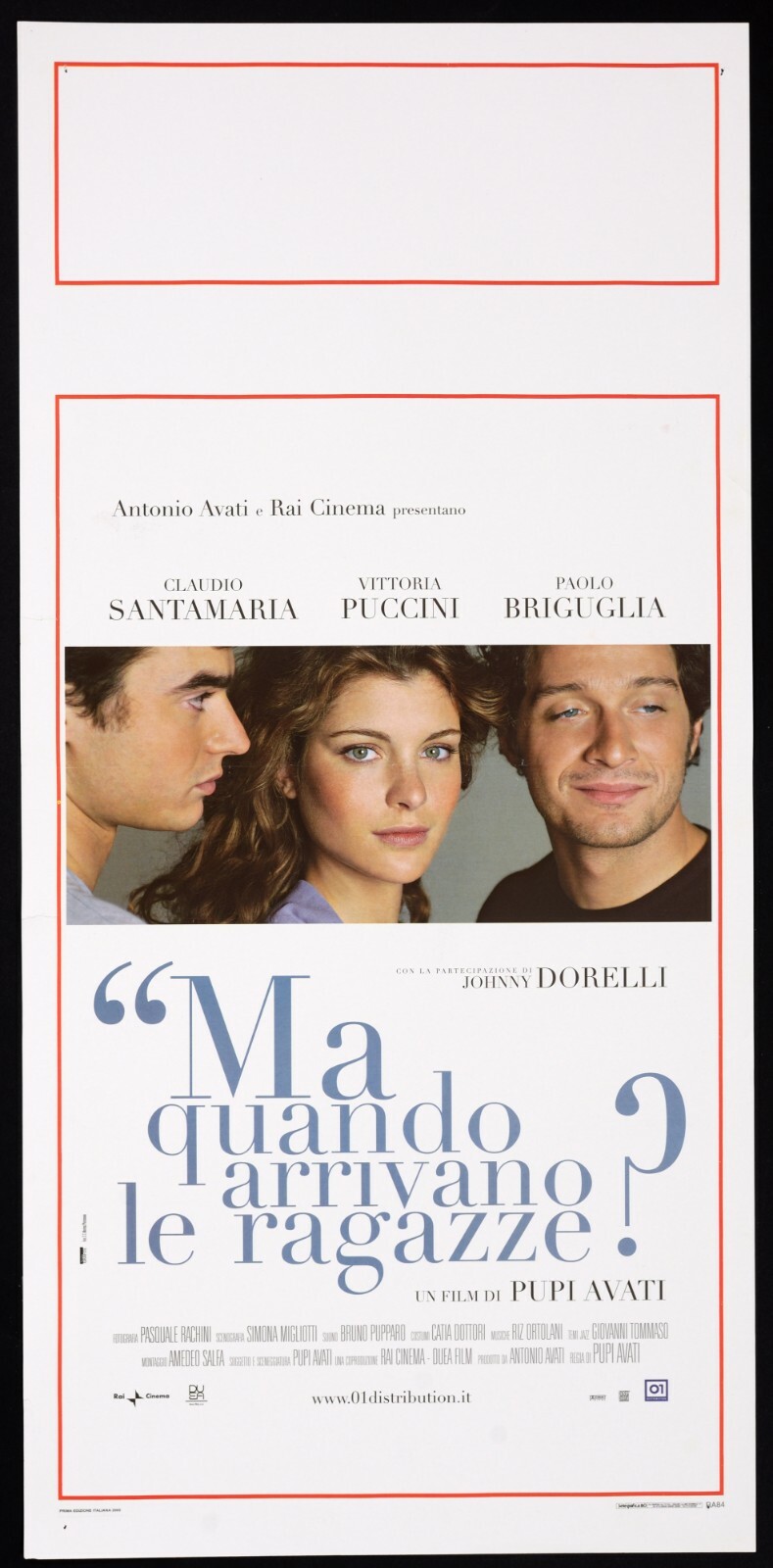 Locandina originale film Ma quando arrivano le ragazze? (2005) - Regia di Pupi Avati