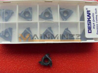 10PCS DESKAR carbide threading inserts 16ER AG55 LDA for Steel/Stainless Steel