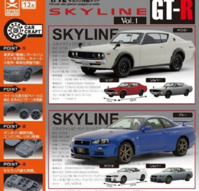 1/72 NISSAN SKYLINE GT-R R34 V-SPEC II CHAMPAGNE car model w