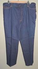 NWT VINTAGE 80s LEVI'S BLUE DENIM STRETCH JEANS SIZE 42X32