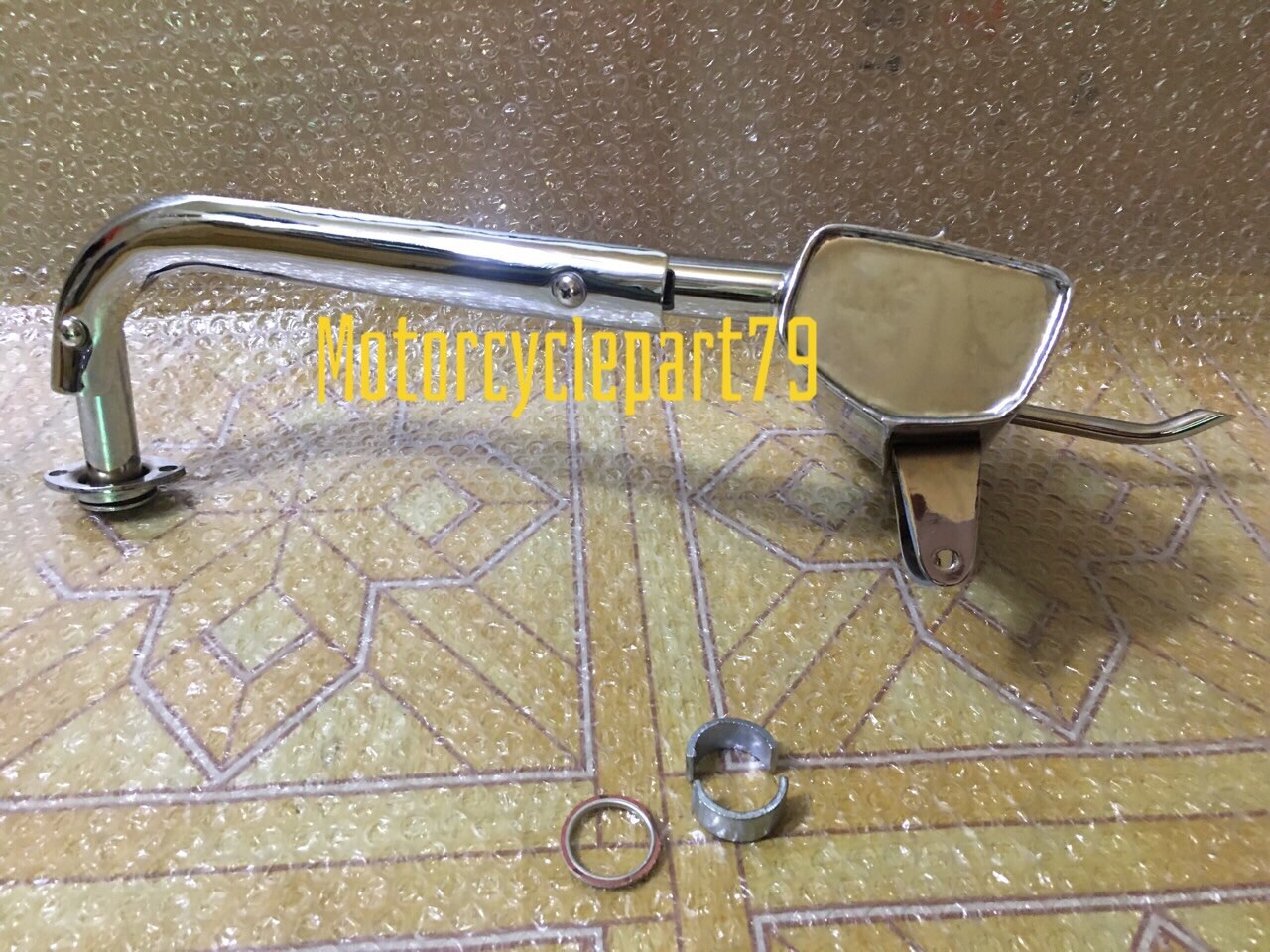 Honda Z50 Z50A Z50M Low Chrome Exhaust Muffler Pipe, Joint Collar