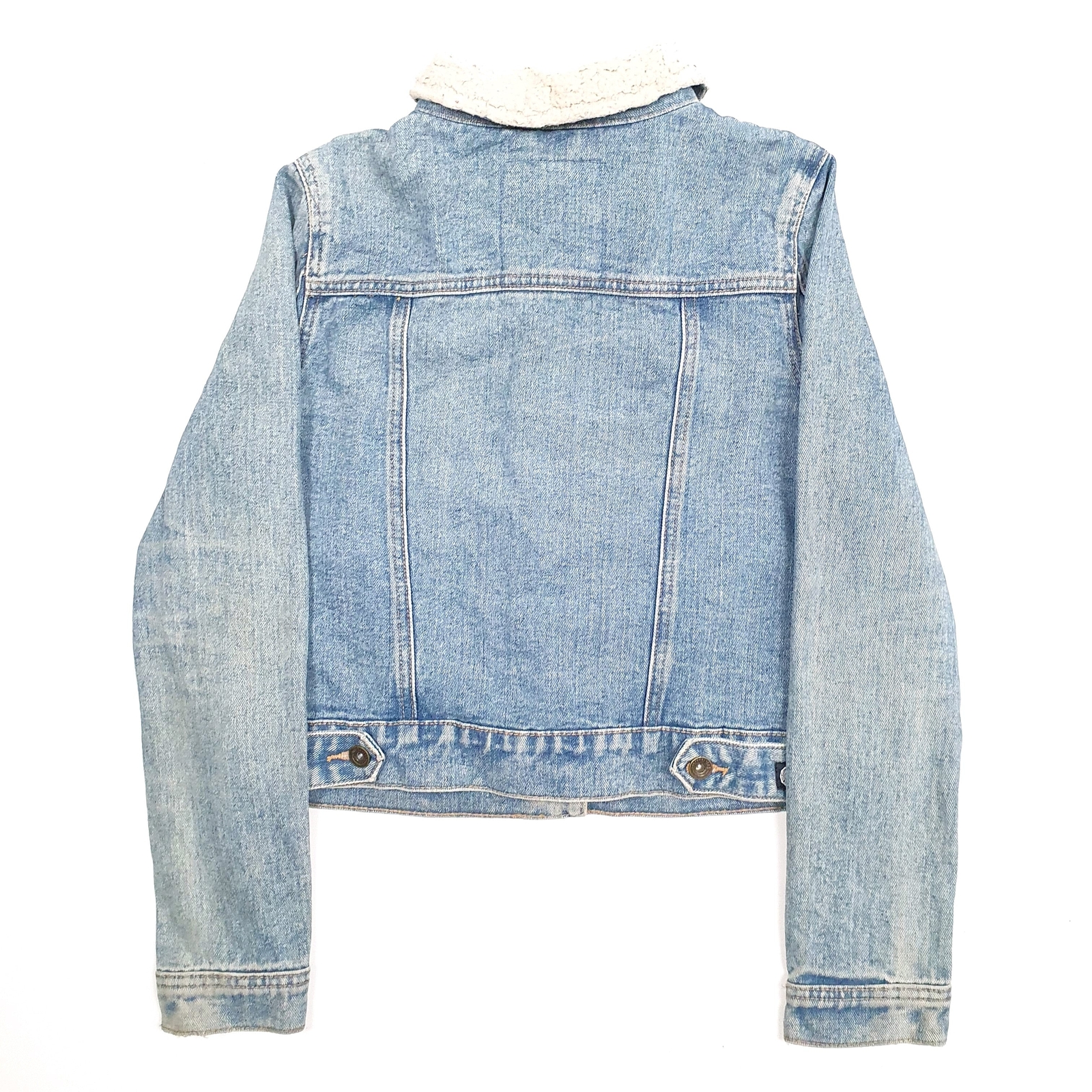 BROOKHAVEN Denim Jacket Trucker Coat Womens S image 3
