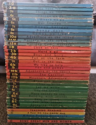 37 Ladybird Key Words Reading Scheme Near Full Set VINTAGE original peter K4