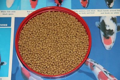BEST KOI DIRECT 25 lb. SMALL FLOATING PELLET KOI GROWING FISH FOOD Live Koi Fish Pond Garden BKD