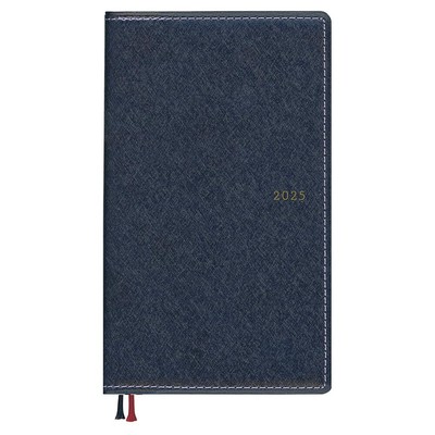 Daigo Notebook 2025 Schedule Book Appointment Weekly Left Navy E1697 Starti 60
