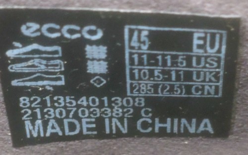 ECCO Men's ST.360 Urban Leather Sneakers, EU 45 / US 11-11.5, Magnet, 821354 - Picture 5 of 6