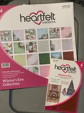 Heartfelt Creations WINTER'S EVE Stamps HCPC-3796  12 x 12 Paper Pad HCDP1-281