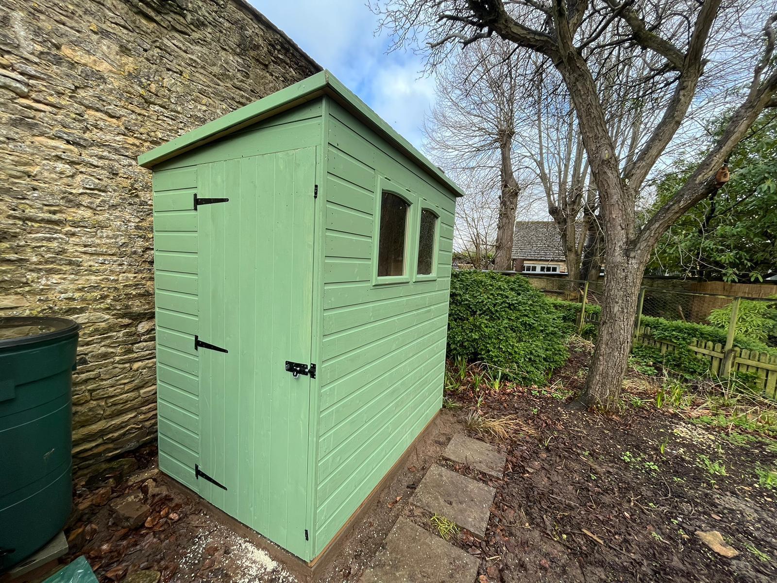 T&G PREMIUM WOODEN PENT GARDEN SHEDS eBay