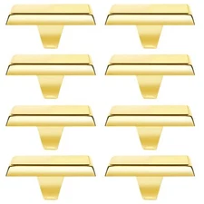 8 Pieces Christmas Stocking Holders Christmas Mantel Stocking Hangers Metal H...