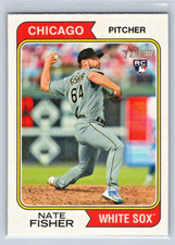 2023 Topps Heritage Baseball - Nate Fisher - Chicago White Sox - RC - #352