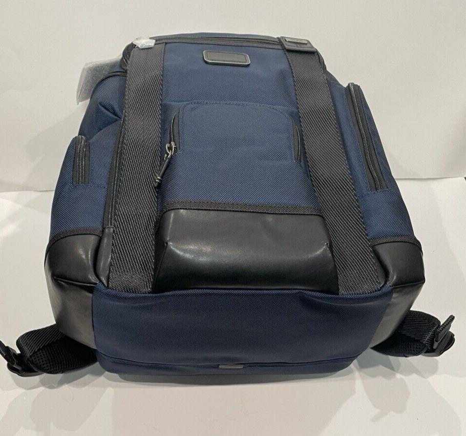 週末価格‼️国内正規品TUMI‼️HEDRICK DELUXE BRIEF PACK TUMI Hedrick Deluxe Brief Pack Navy Blue Backpack Ballistic