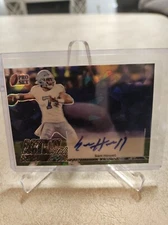 Sam Howell 2022 Leaf Pro Set Action Ink Blue Crystals #AI-SH1 3/5 RC Auto