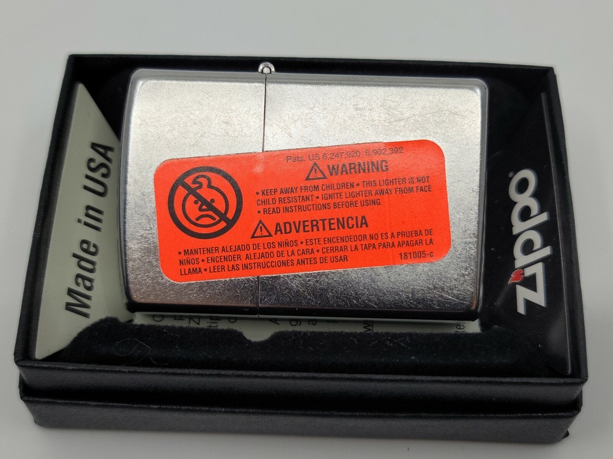 NEW UNUSED ZIPPO WINDPROOF LIGHTER ORIGINAL BOX G13 CODE