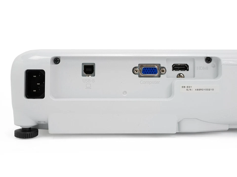 SEIKO EPSON EB-E01 business projector white home appliance USED - Image 4 of 4