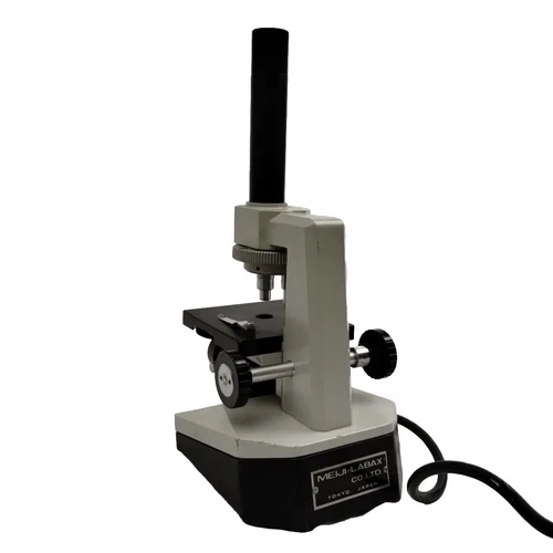 Meiji-Labax Co. LTD Monocular Microscope 4x-20x Tokyo Japan Working