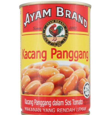 Ayam Brand Baked Beans in Tomato Sauce 425g - Certified Halal By JAKIM