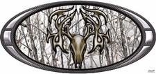 Tribal Deer Buck Snow Camouflage Hunting Vinyl Graphic Decal Size Options