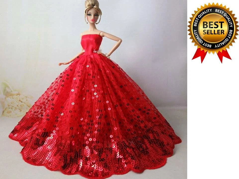 Red Barbie Doll Cake - Town Tokri