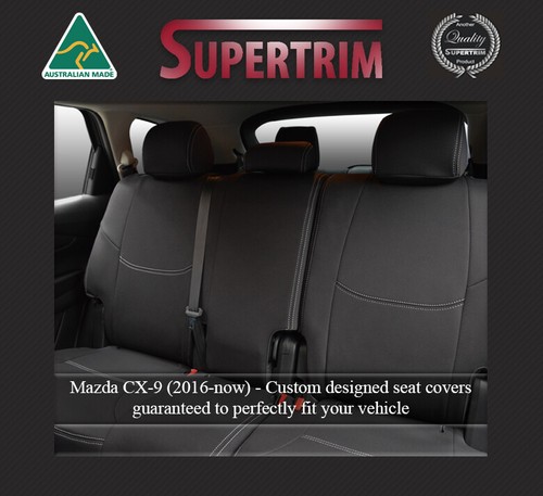 Waterproof premium neoprene rear seat cover Mazda CX-9 (2007-now) - Picture 2 of 10