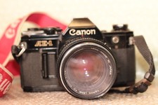 Canon AE-1 per ricambi con Obiettivo Canon Lens FD 50mm 1:1.4 ottime condizioni