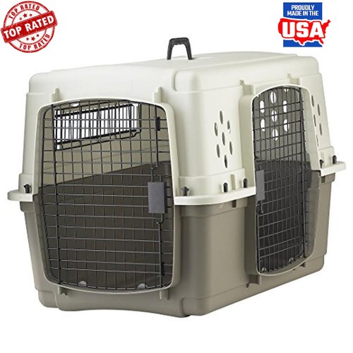Photo inspiration: Easy To Clean Pet Crates For Large Dog Owners Reference: Two Door Dog Crate Air Transport Approved Easy Clean Medium
