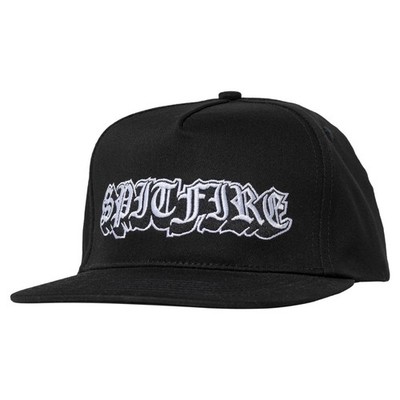 Spitfire Wheels Old E Drop Black Snapback Hat | eBay
