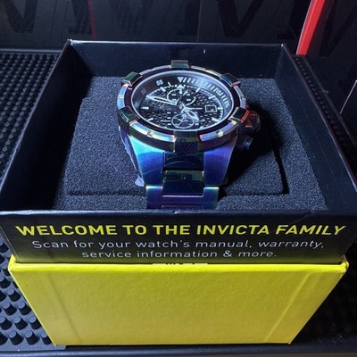Invicta Aviator Falcon Men's Watch - 50.5mm. Iridescent (28135)RARE