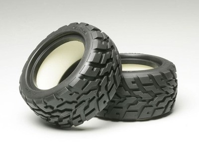 Tamiya 53854 NDF-01 V-Profilblock Reifen (75/47), (Nitro Crusher/GF-01/G6-01TR)