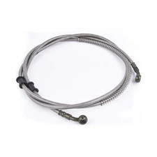 86" Stainless Braided Hydraulic Brake Hose Line for GY6 Kazuma Sunl Taotao Ro...