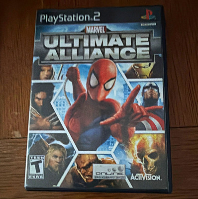 USED Marvel: Ultimate Alliance PS2 Manual included