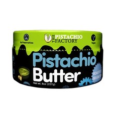 Pistachio Butter - Roasted  Sea Salted 8oz Jar  The Pistachio Factory