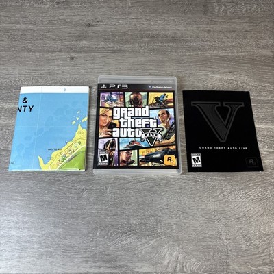 Grand Theft Auto V GTA 5 PS3 Playstation 3 Not For Resale Version Complete Map
