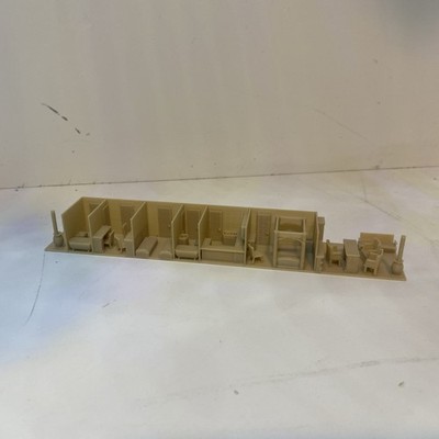 One 50' Overland  Railroad Boss Interior Ho Scale Fits Roundhouse