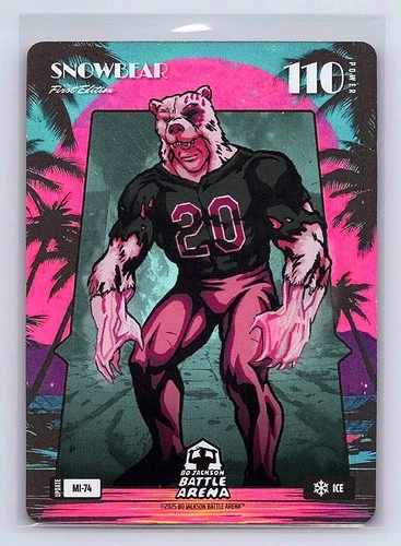 SNOWBEAR (Pete Alonso) Bo Jackson Battle Arena #MI-74 Miami Ice