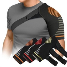 Unisex Compression Shoulder Brace Torn Rotator Cuff Pain Relief Support Straps