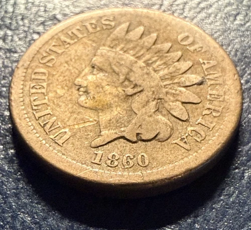 1860 Indian Cent Round Bust - Great Add to your Collection - BUCK AND GO!!!!