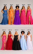 10 Prom  Formal Gowns Mixed Lot Size 18-20 Ellie Wilde Jovani Clarisse New