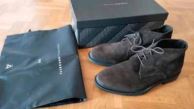 Fratelli Rossetti Italienische Lederschuhe Stiefelette Herren braun Gr. 41