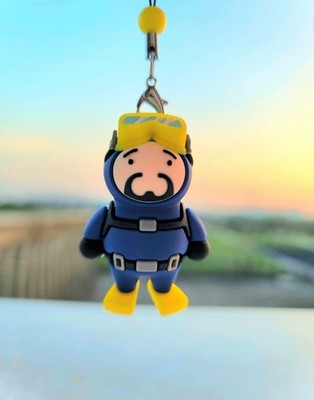 Dave the Diver Silicone Keychain Fan Gift Collectible Accessory