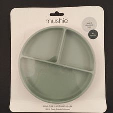 Mushie Silicone Suction Plate Non-Toxic Food Grade Silicone Suction Plate