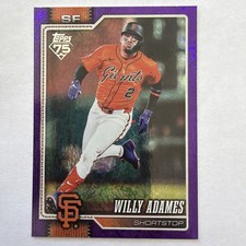 2026 Topps Series 1 Willy Adames 267 Purple Holofoil /250