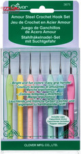 Clover Amour Steel Crochet Hook Set