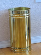 Vintage Bristol Brass 6.5" x 12 " Bucket Lacquered Finish USA Made