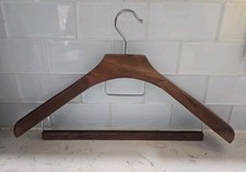 Solid Vintage Hardwood Premium Garment Wood Jacket/Suit Hanger.