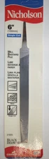 Vintage Nicholson 21825 1.50mm Mill Bastard Hand File 6"